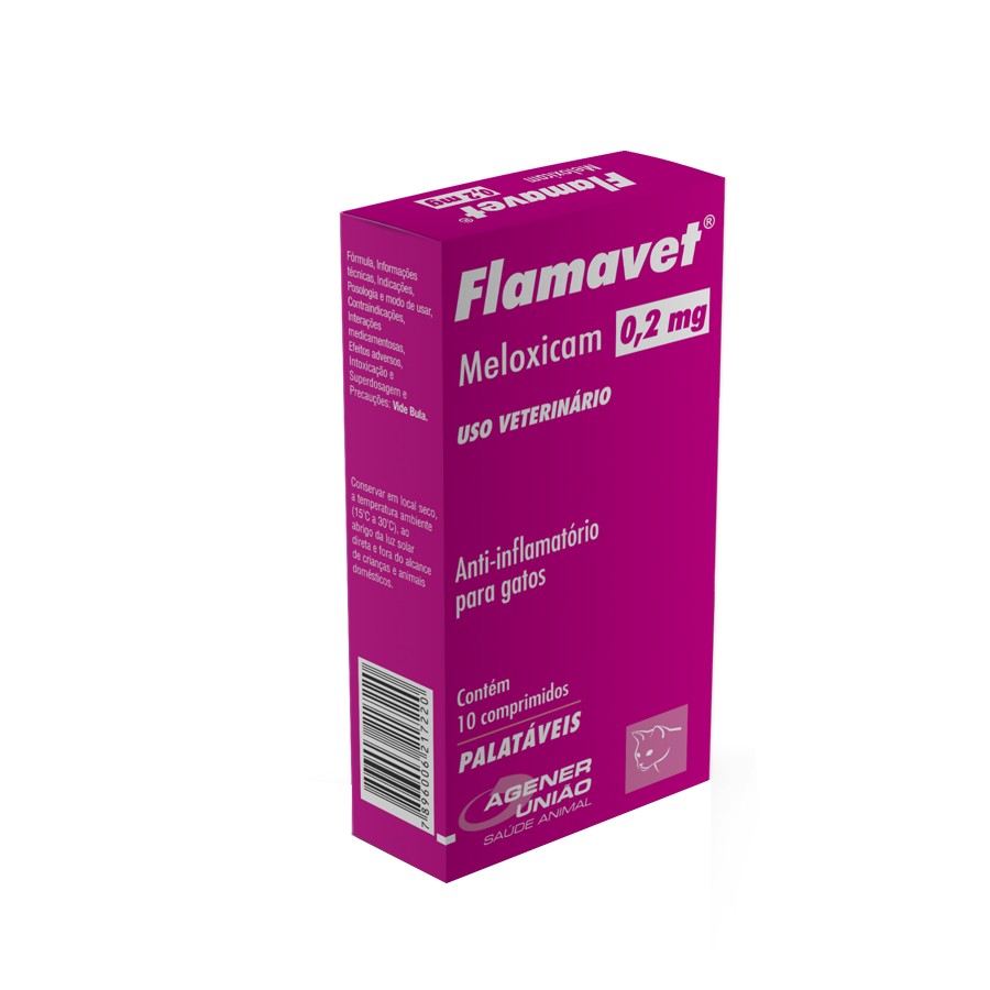 FLAMAVET GATOS 0,2 MG 10 COMPRIMIDOS