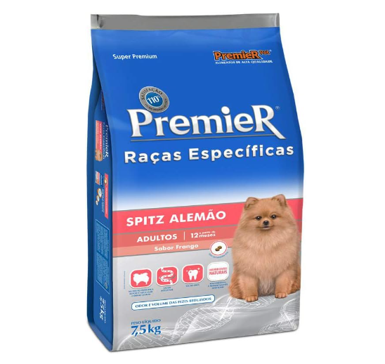 PREMIER RAÇAS ESPECÍFICAS SPITZ ALEMAO AD 7,5KG