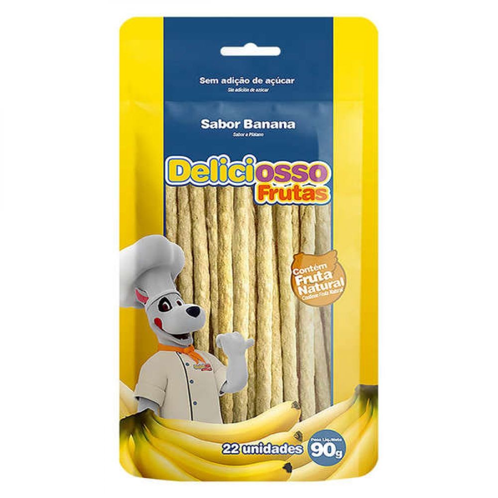 DELICIOSSO FRUTAS BANANA 90G