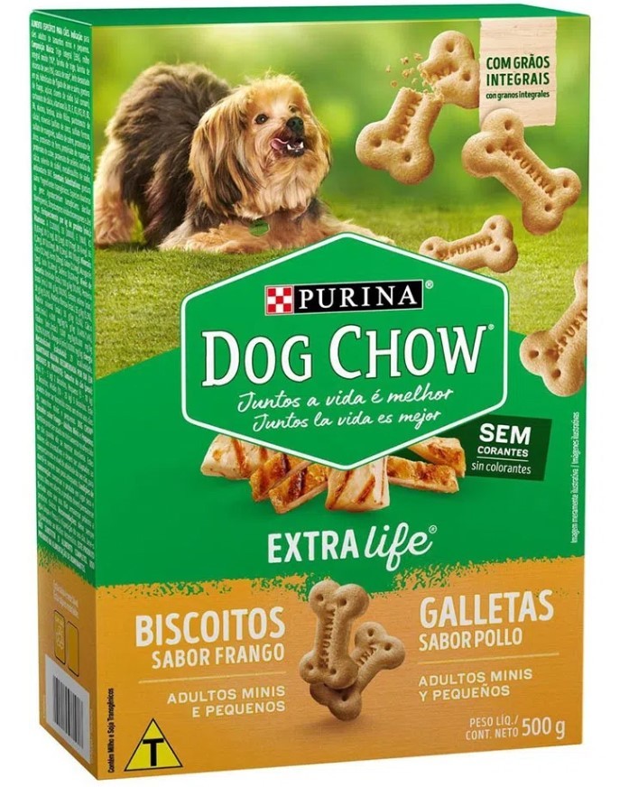 DOG CHOW CARINHOS INTEGRAL MINI 500 GR BR