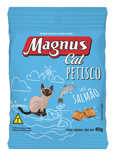 MAGNUS CAT PETISCO SALMÃO 40 GR