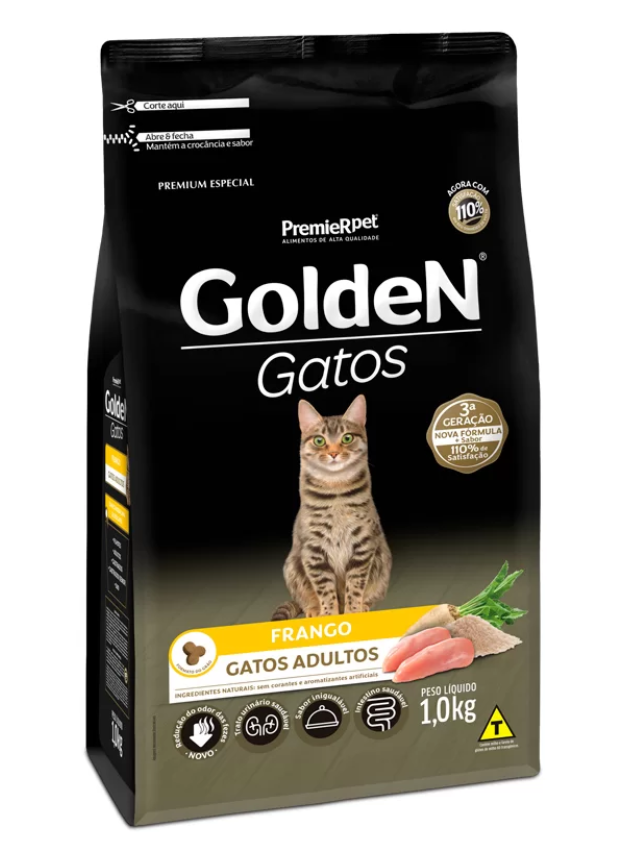 GOLDEN GATOS ADULTO FRANGO 1 KG