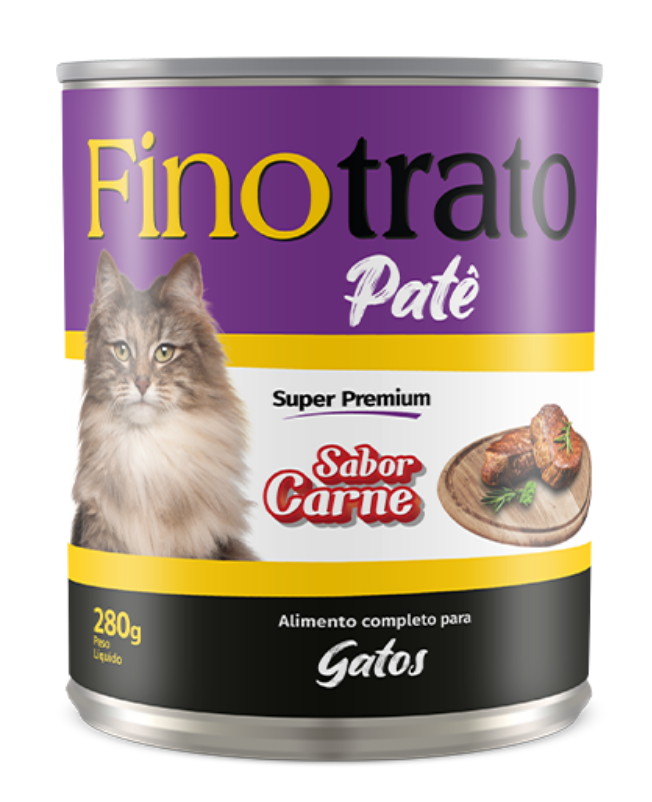 FINOTRATO PATE GATOS CARNE 280 GR