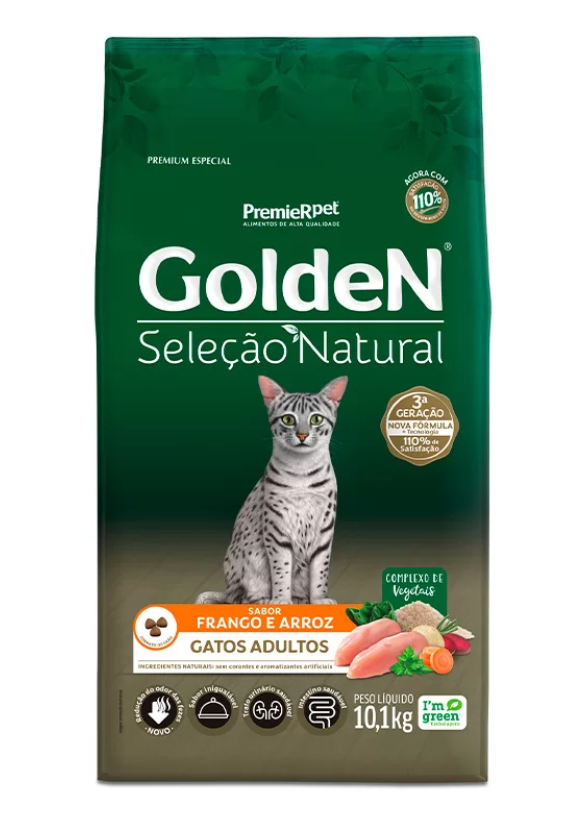 GOLDEN SEL NATURAL GATOS ADULTO 10,1KG