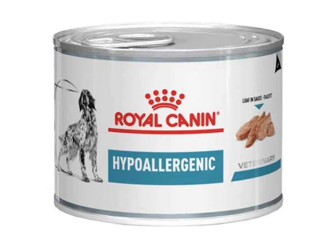 RAÇÃO ÚMIDA  HYPOALLERGENIC ROYAL CANIN CANINE WET 200 GR