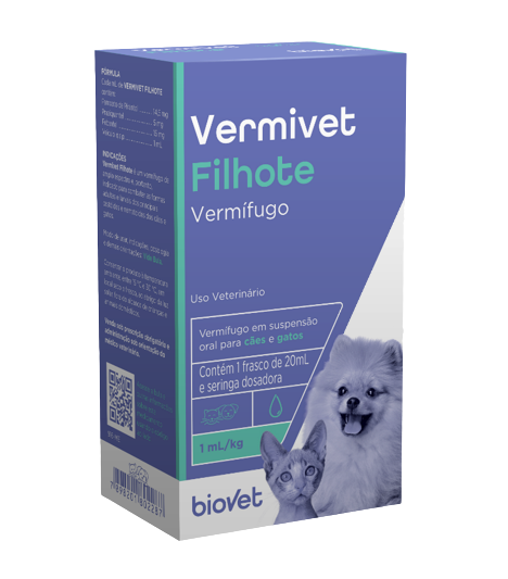 VERMIVET FILHOTE FR 20 ML