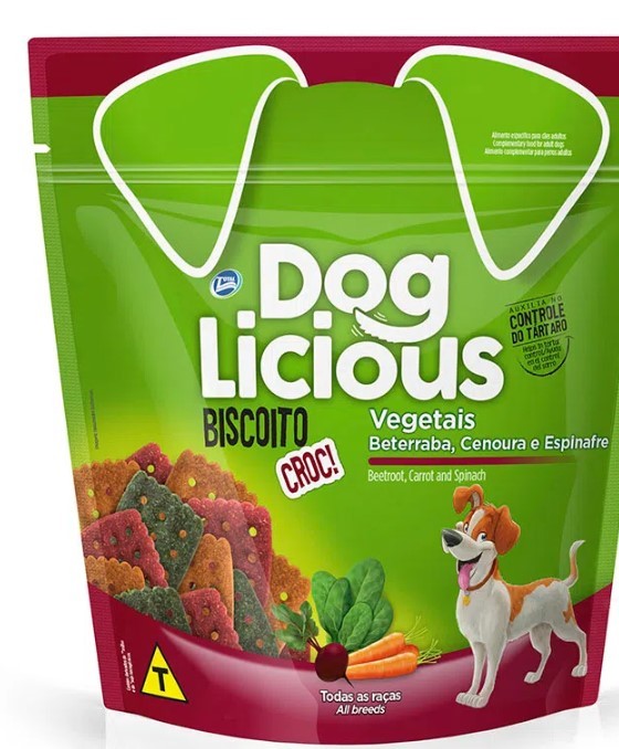 DOGLICIOUS BISCOITO VEGETAIS 500 GR