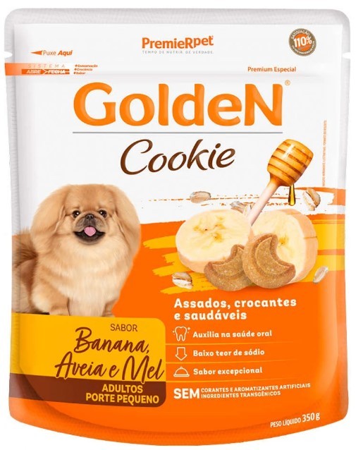 GOLDEN COLLKIE CAES AD BANANA /AVEIA/MEL 350 G