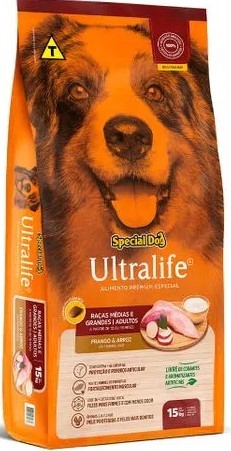 SPECIAL DOG ULTRALIFE RAÇAS MEDIAS E GRANDES 20KG