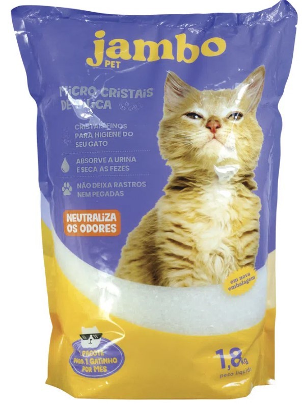 AREIA MICRO CRISTAIS DE SILICA JAMBO 1,8KG