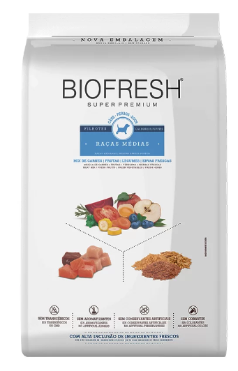 BIOFRESH CÃES FILHOTE RAÇAS MÉDIAS 10,1KG