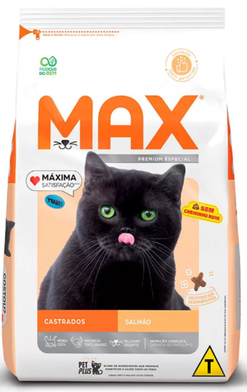 MAX CAT CASTRADO SALMAO 20 KG