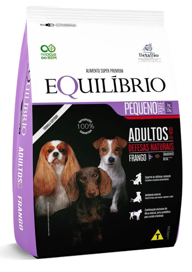 EQUILIBRIO CAES PEQ AD FRANGO 2,5 KG