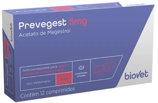 PREVE GEST 5 MG COM 12 COMP