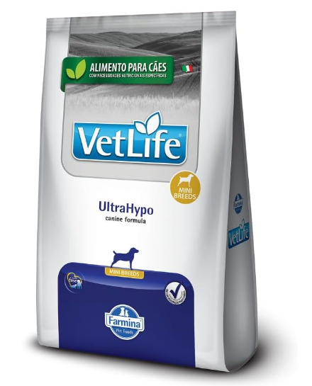 Ração UltraHypo Mini Vet Life para Cães Adultos