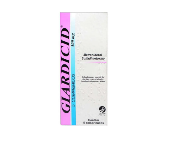 GIARDICID 500MG 5 COMP