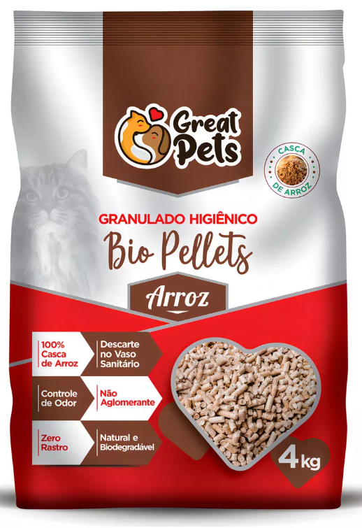 GRANULADO DE MADEIRA HIGIENICO BIO PELLETS 4 KG