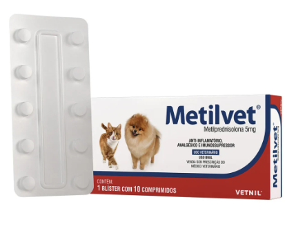 METILVET 5MG  10COMP