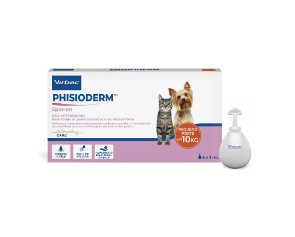 PHISIODERM SPOT-ON UNIDADE (ATÉ 10KG - 2 ML)