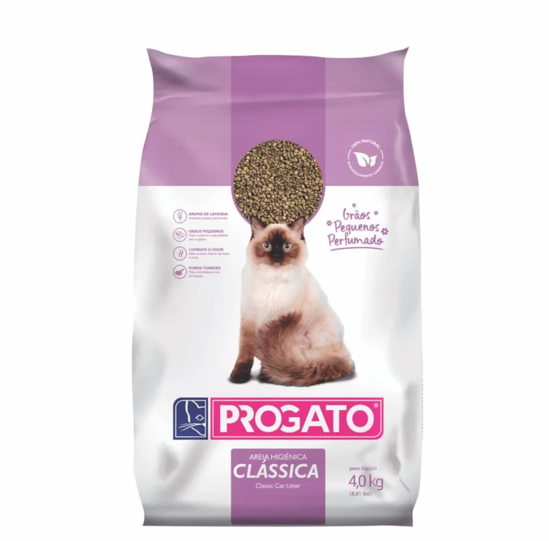 AREIA PROGATO CLÁSSICA PERFUMADA (4,0KG)