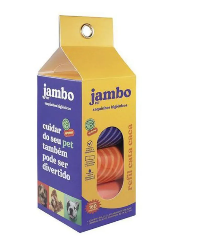 CAIXA REFIL NEW JAMBO COM 8 ROL