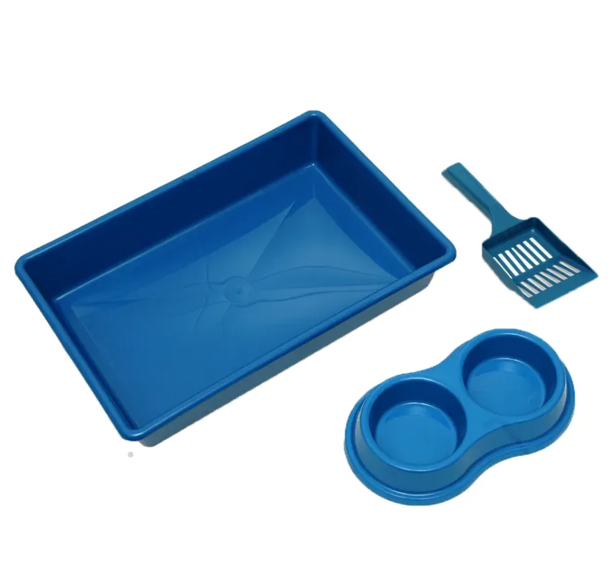 KIT BANDEJA COLORIDA - PAZINHA + COMEDOURO