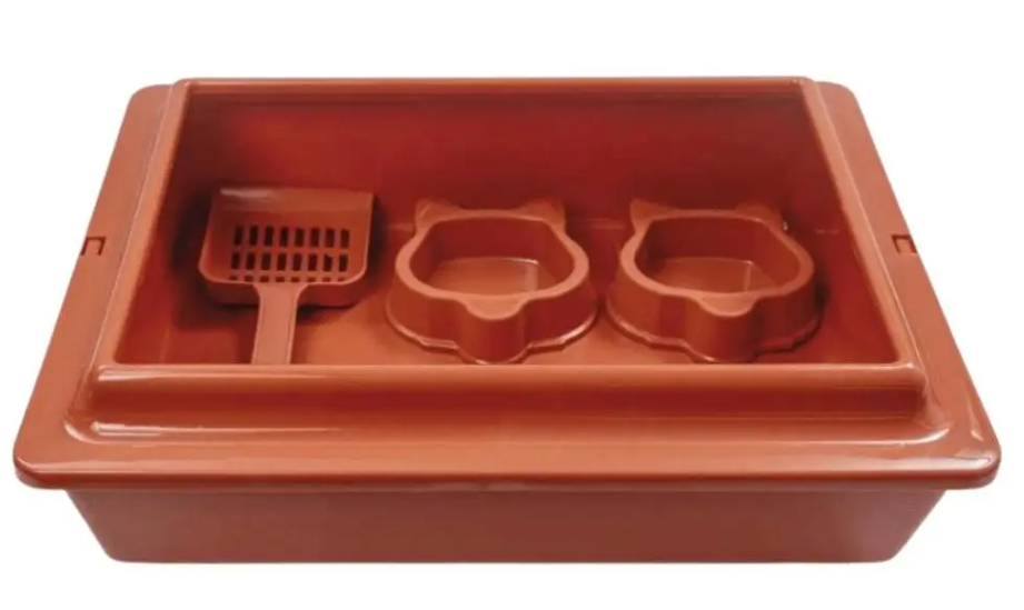 KIT BANDEJA, 2 COMED E PA - TERRACOTA
