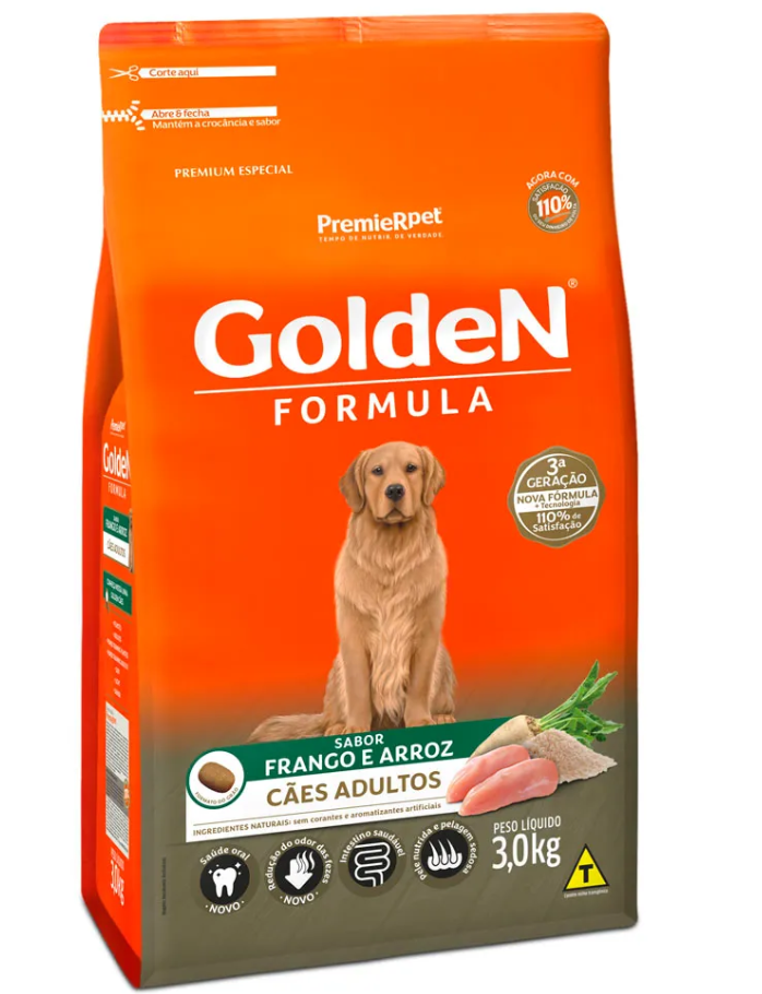 GOLDEN FORM CAES AD FRANGO 3 KG