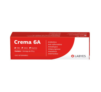 POMADA DERMATOLÓGICA, CREMA 6A (30G)