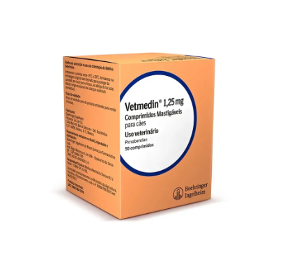 VETMEDIN 1,25MG C/50 COMPRS MASTIGAVEIS