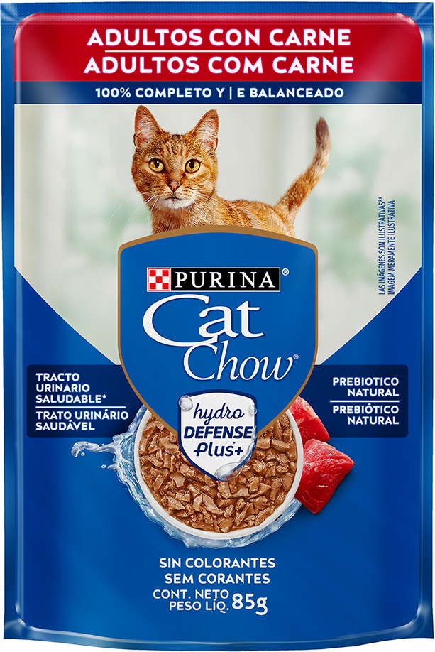 CAT CHOW ADULTOS CARNE AO MOLHO 85 GR