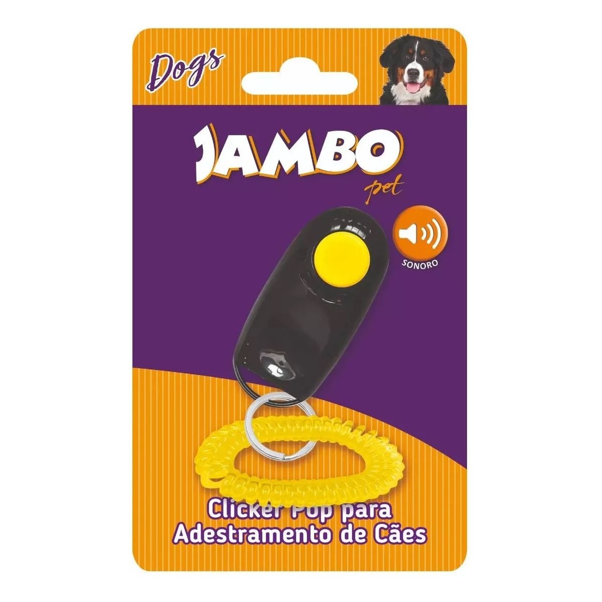 CLICKER PRETO POP PARA ADESTRAMENTO - CÃES