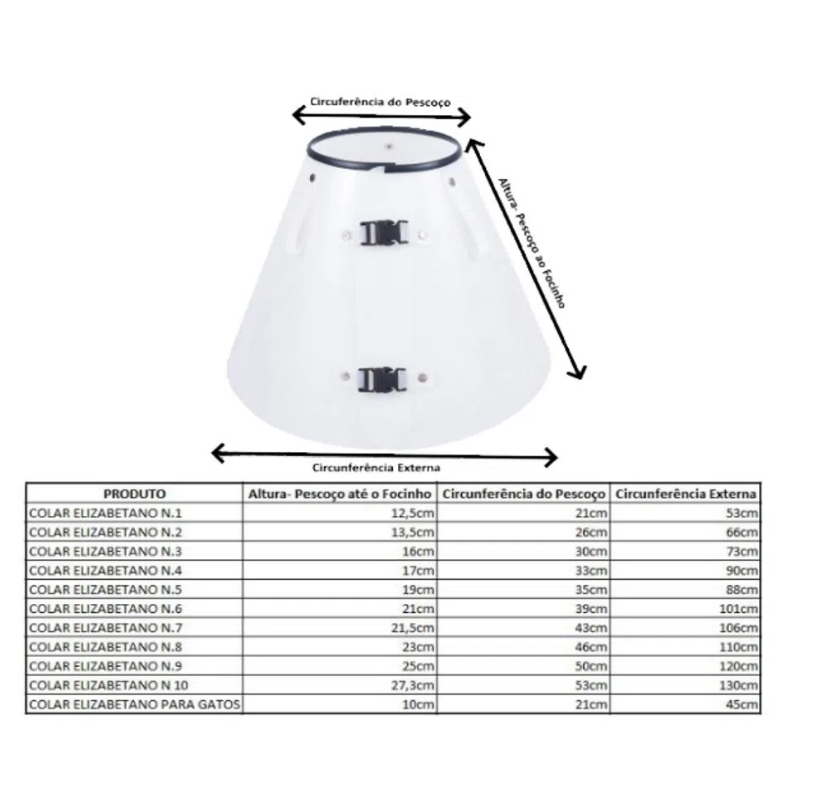 COLAR ELISABETANO N 01