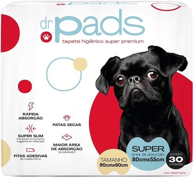 DR PADS TAPETE HIGIENCIO 90X60CM 30 UN