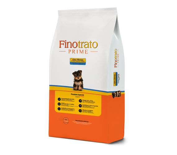 FINOTRATO PRIME FILHOTES RAÇAS PEQUENAS E MÉDIAS 3KG 