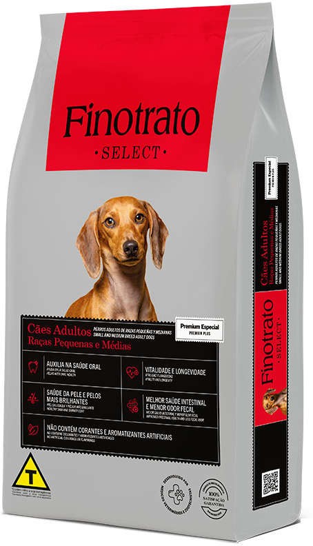 FINOTRATO SELECT ADULTOS RAÇAS PEQUENAS E MÉDIAS 20KG