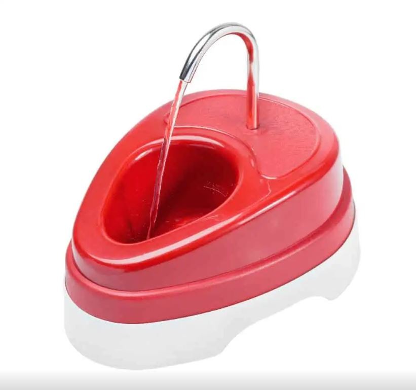 FONTE DE ÁGUA PARA GATOS - VERMELHA