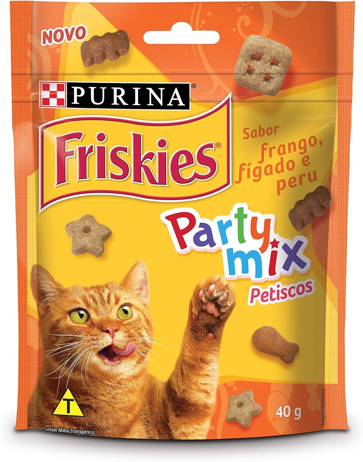 PETISCOS FRISKIES PARA GATOS - FRANGO, FÍGADO E PERU