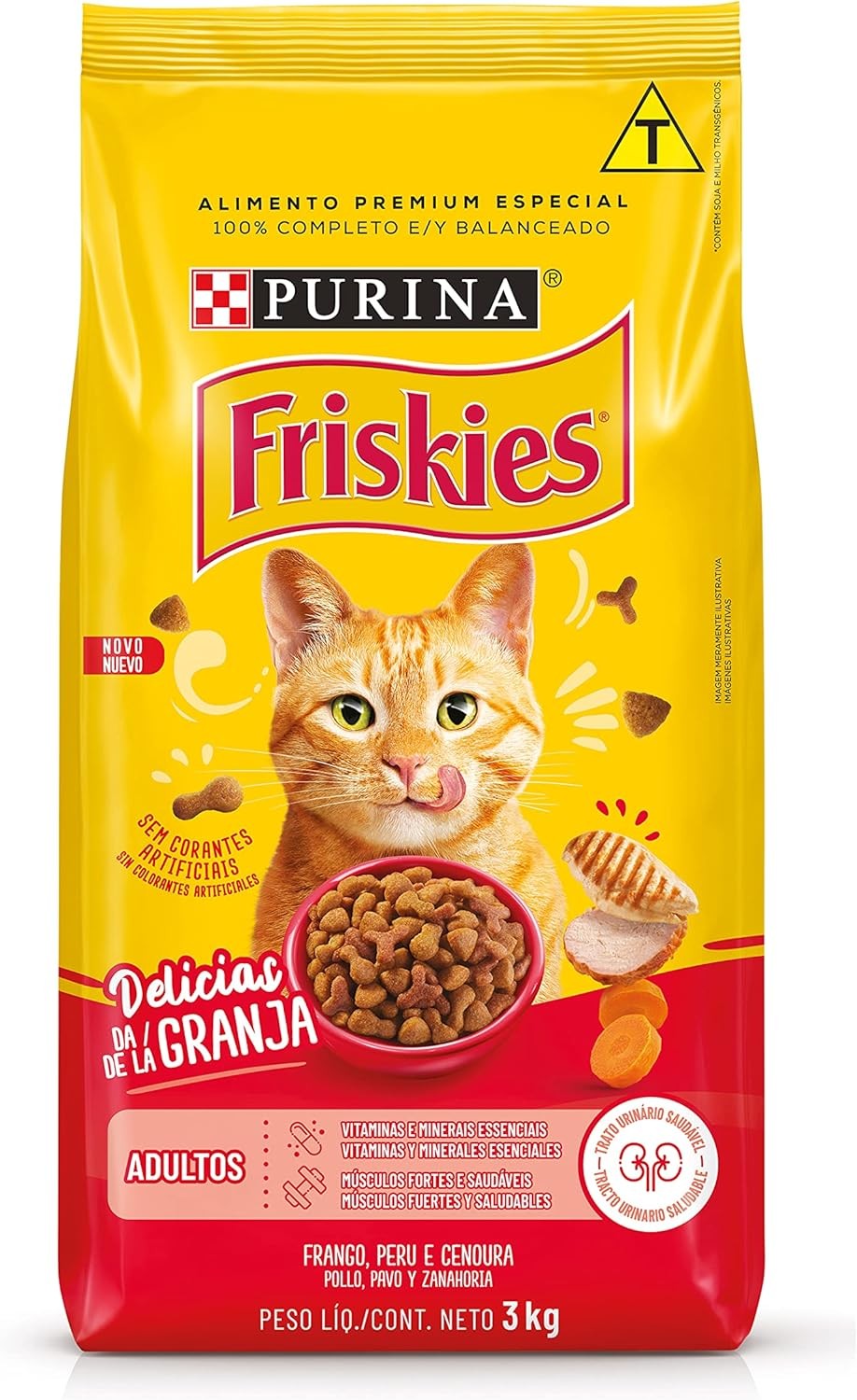 FRISKIES DELICIAS DA GRANJA, FRANGO - 3KG