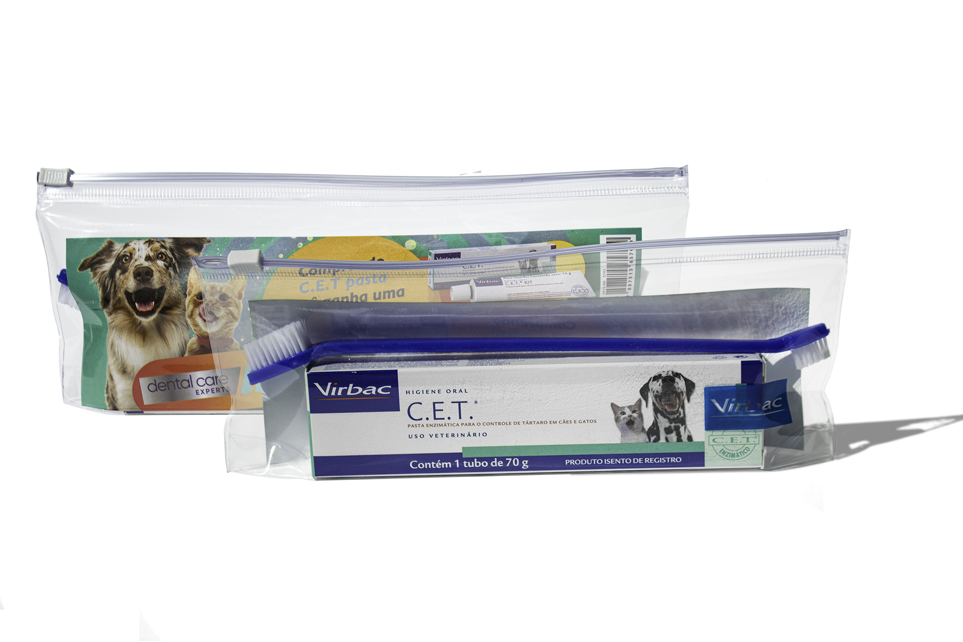 KIT SAUDE ORAL - C.E.T PASTA ENZIMATICA VIRBAC
