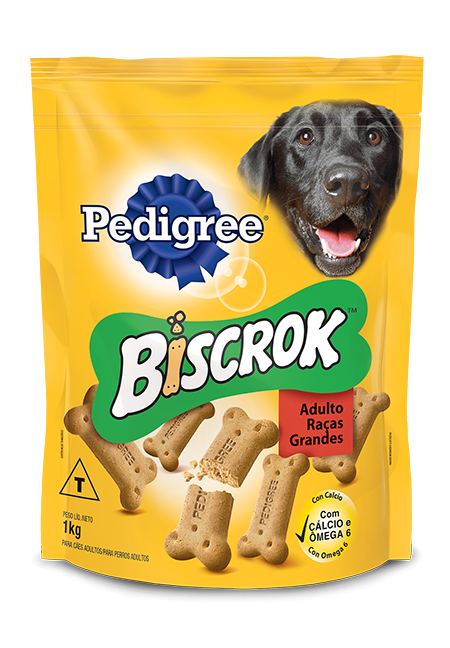 PEDIGREE BISCROK ADULTO RACA GRANDE  1 KG