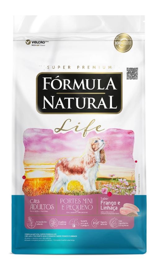 FORMULA NATURAL LIFE ADULTO PORTE MINI/PEQUENO 15 KG