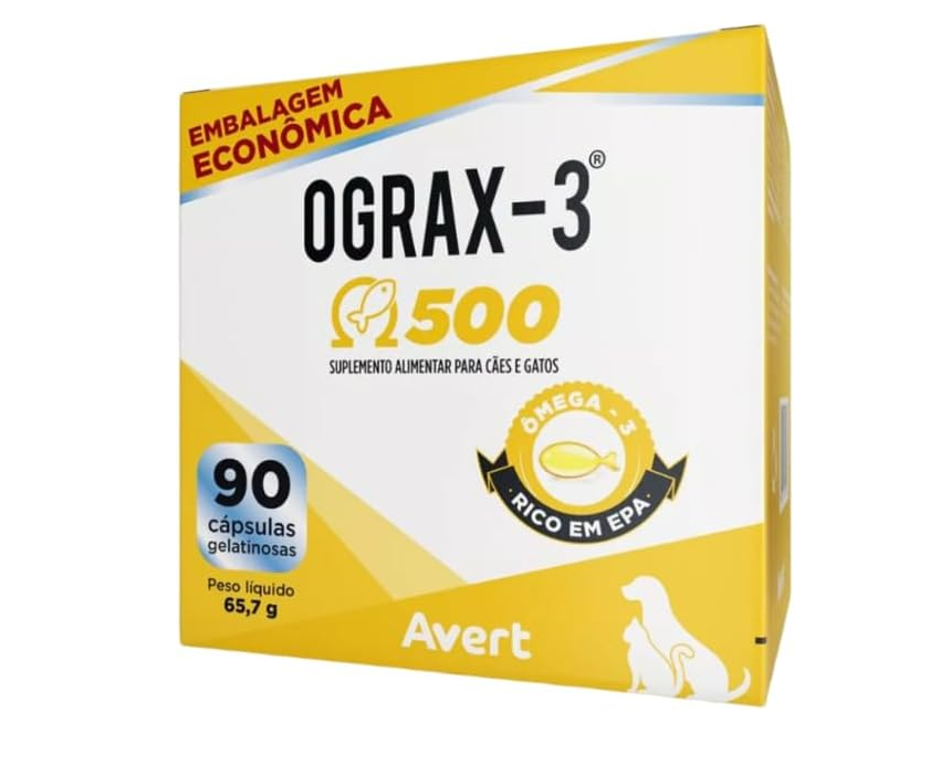 OGRAX -3 500MG (90 CÁPSULAS)