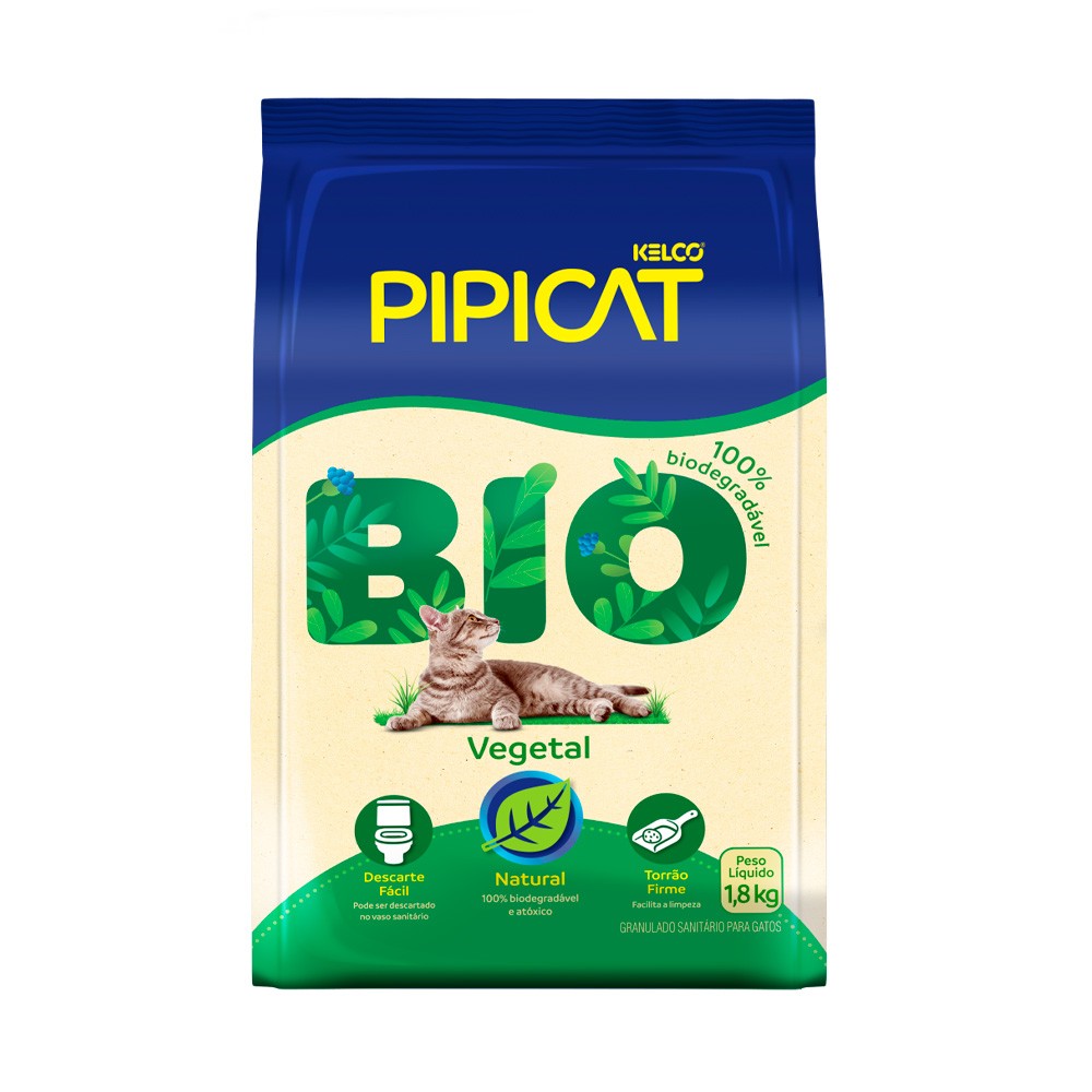 AREIA PIPICAT BIO VEGETAL 1,8KG