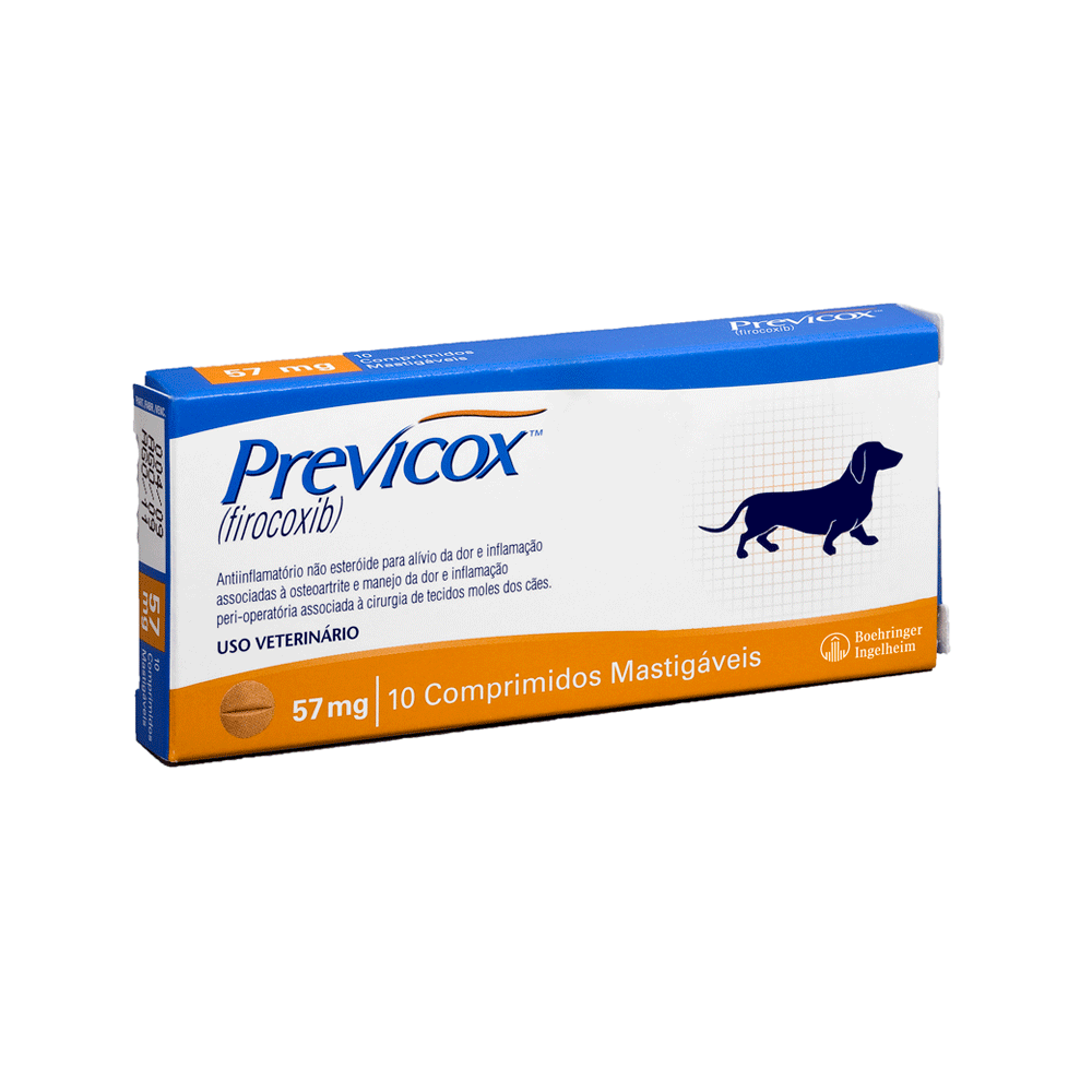 PREVICOX 57 MG 10 COMP