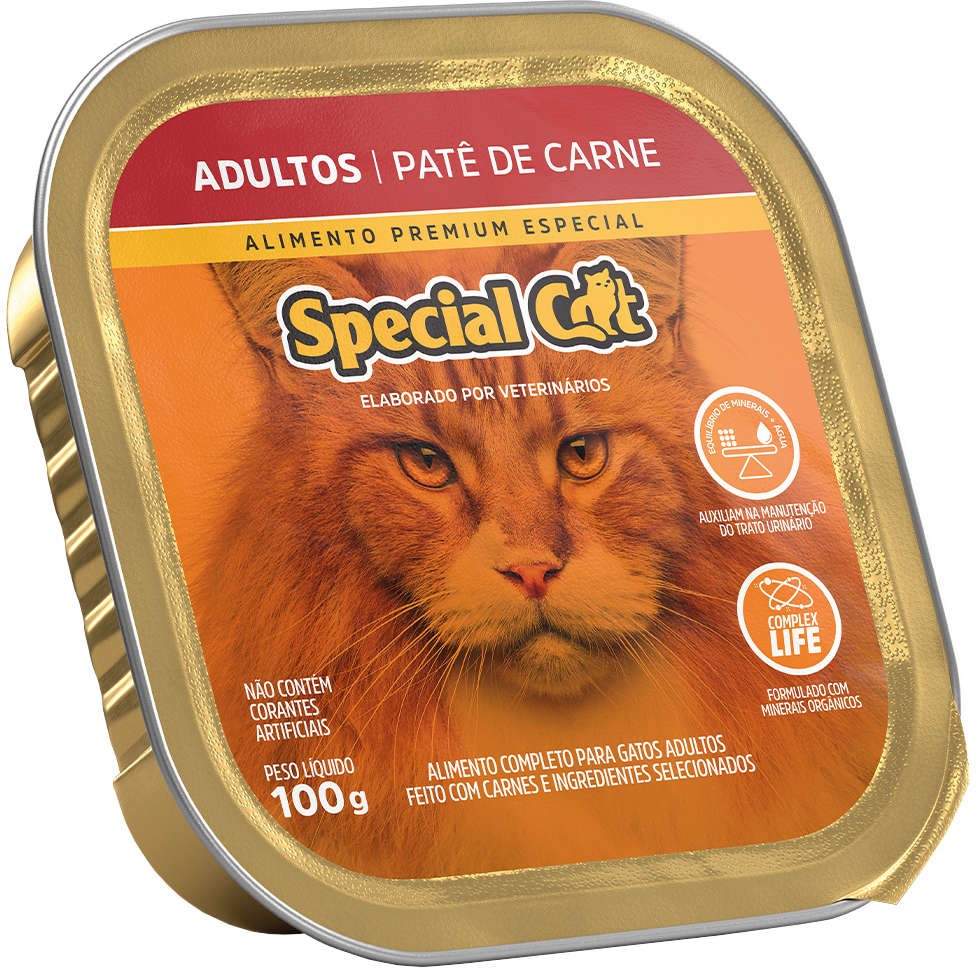 PATE SPECIAL CAT ADULTOS SABOR CARNE 100GR
