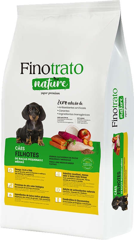 FINOTRATO NATURE FILHOTE RAÇAS PEQUENAS 3KG