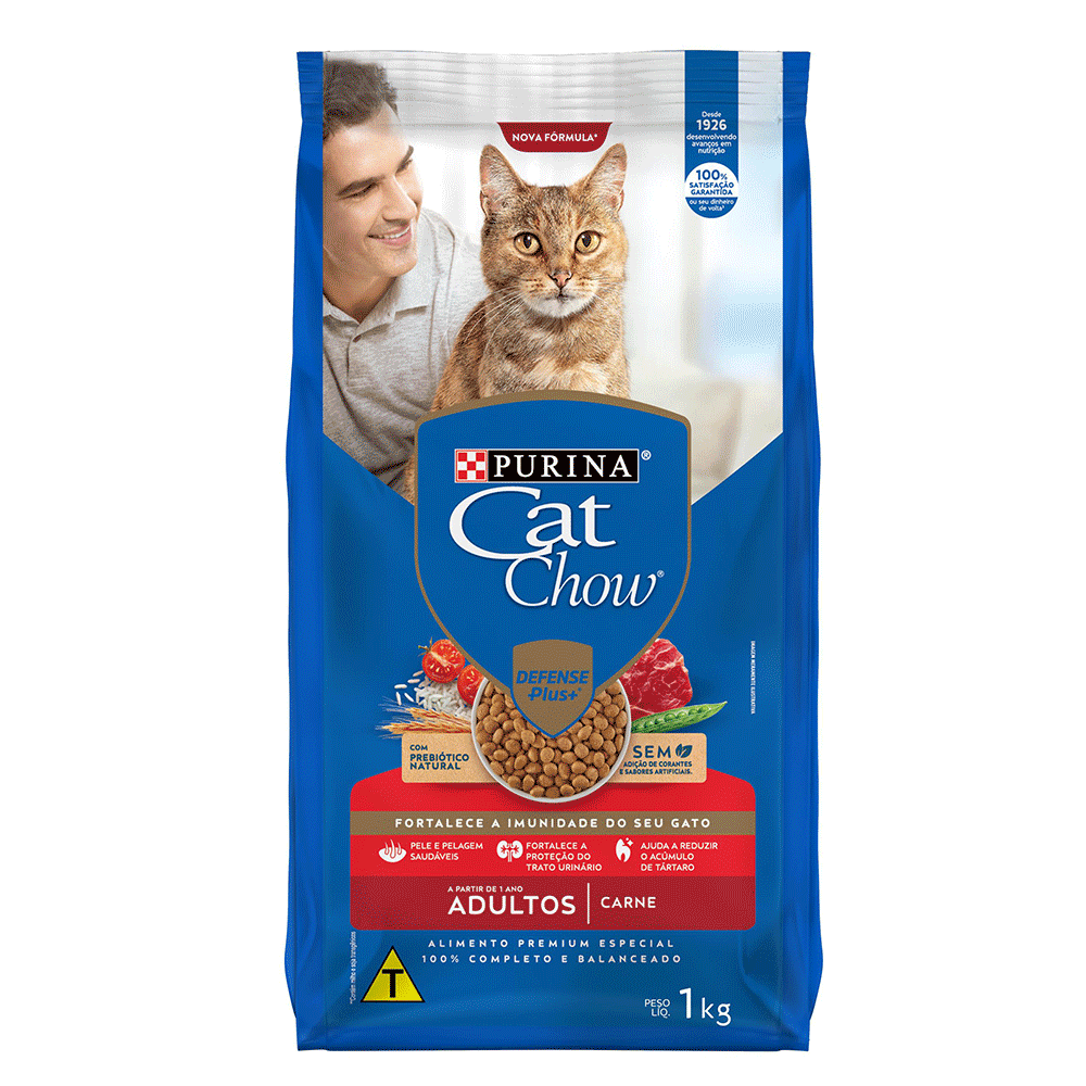 CAT CHOW PS ADULTO CARNE 1kg