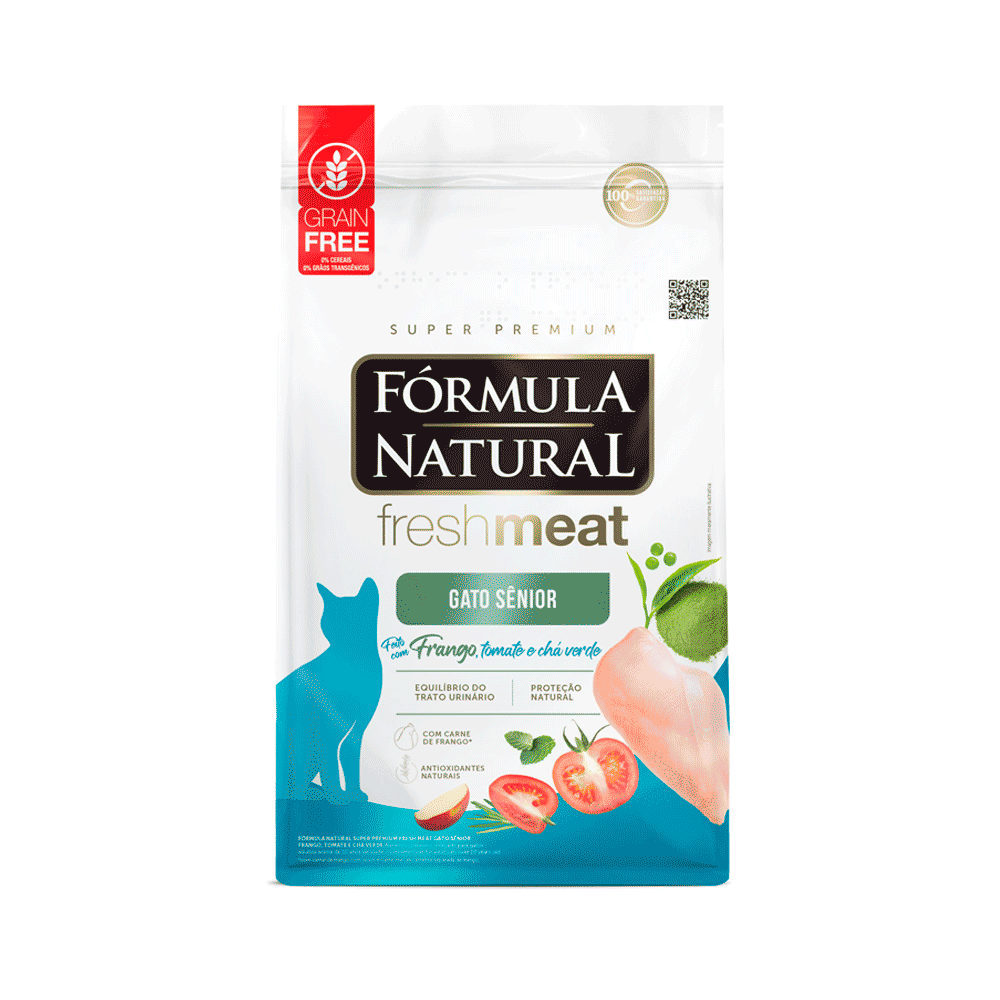 FÓRMULA NATURAL FRESH MEAT, GATO SÊNIOR (10,1KG)