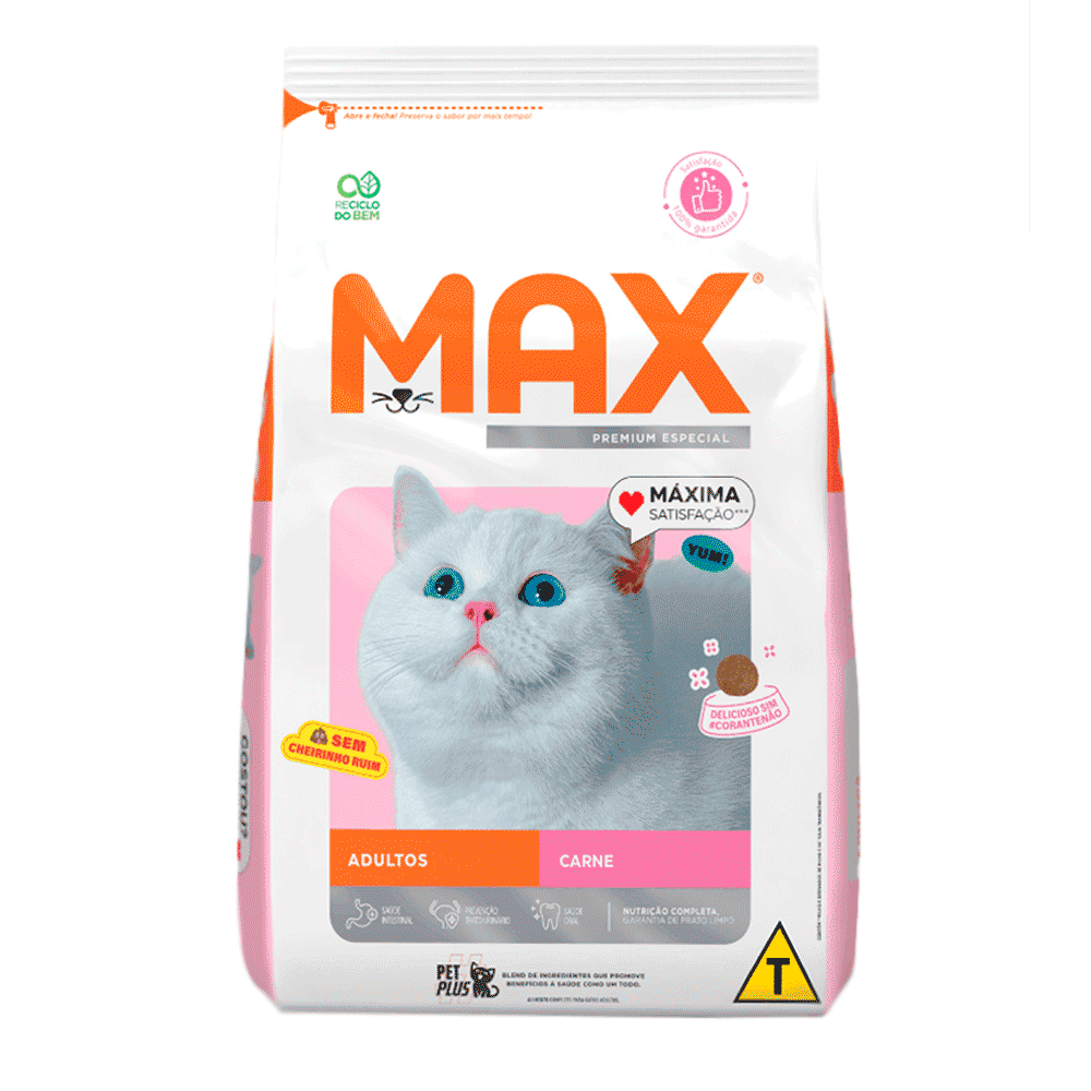 MAX CAT ADULTO CARNE 10,1KG